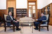 El Gobernador Melella mantuvo una reunión con Diego Santilli
