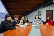 Garay recibió a estudiantes del Polivalente de Arte para abordar propuestas sobre seguridad vial