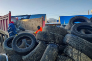 La Municipalidad de Ushuaia llevó adelante la recolección de Neumáticos Fuera de Uso