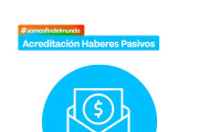 Acreditación de haberes a jubilados y pensionados de la caja