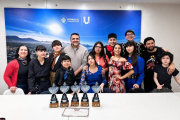 Intendente de Ushuaia recibió a la delegación del taller municipal "Folklore en Zapatillas"