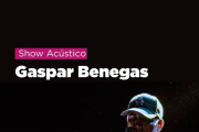 Gaspar Benegas presentará este domingo un show acústico en el medio caño
