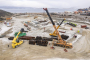 Ya fueron descargadas más de 4.500 toneladas de equipamiento para la nueva usina