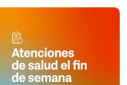 Cronograma de atención en los CAPS durante el fin de semana
