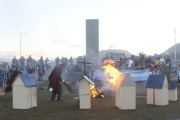 La Municipalidad de Ushuaia acompañó el acto en conmemoración del 214° Aniversario del Éxodo Jujeño