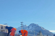 Se realizó tareas de limpieza y mantenimiento en la avenida Perito Moreno