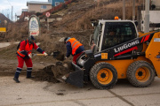 Operativo de limpieza y mantenimiento en la avenida Perito Moreno