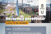 Ushuaia celebra su 142° aniversario con el desfile cívico-militar y una gran paella popular