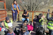 Las infancias del Centro “Jorge Brito-Pequeños Pasos” realizaron visita educativa a Bahía Encerrada