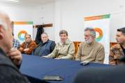 Melella se reunió con taxistas y remiseros de Río Grande para analizar herramientas de acompañamiento