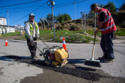 Operativo de puesta en valor en distintos sectores de Ushuaia