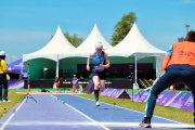 Mahia alonso se prepara para cerrar el año con la selección argentina de atletismo adaptado