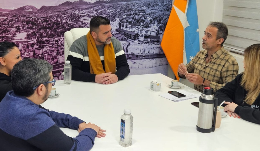 Vuoto recibió al nuevo secretario general de UPCN Tierra del Fuego